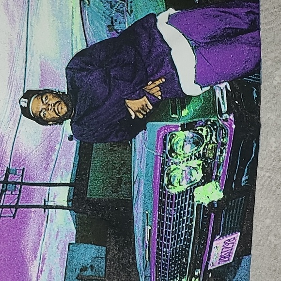 Licensed Band Merch West Coast's Own Ice Cube Graphic Stone Wash Tee Light Gray - Picture 14 of 17